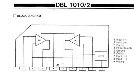 DBL1010HB-100 M-R Integrated Circuit Chip 7-18V 1KHZ à faible bruit