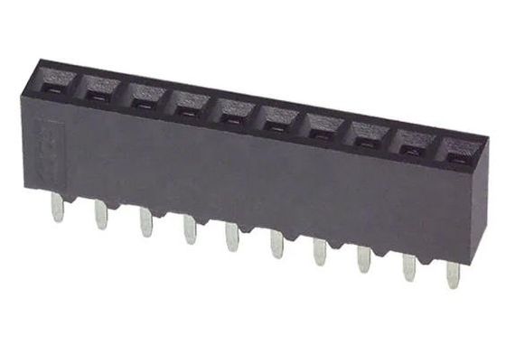5-535541-8 10 Connecteur de réceptacle de position 0,100 &quot; (2,54 mm) à travers le trou d'or