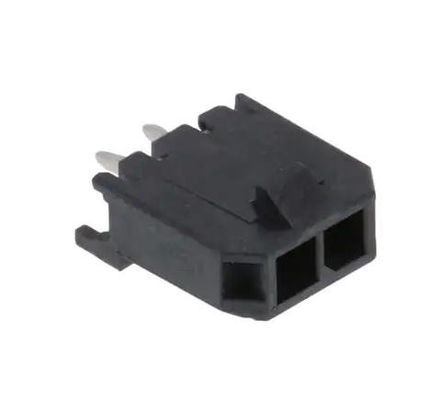 43650-0216 Tête de connecteur rectangulaire à travers le trou 2 Position 0,118 &quot; (3,00 mm)