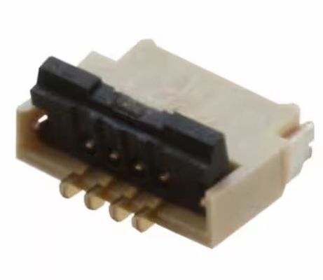 FH34S-4S-0.5SH ((50) 4 Position FFC FPC Connecteur de contact, haut 0,020&quot; Monture de surface