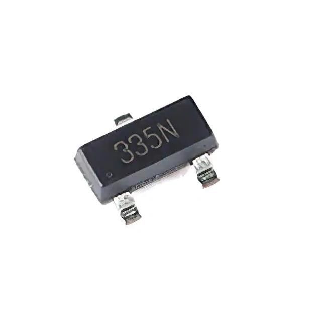 Le transistor IC de FDN335N ébrèchent le bâti extérieur SOT-23 de 20V 1.7A 1 W.P. Channel Mosfet IC