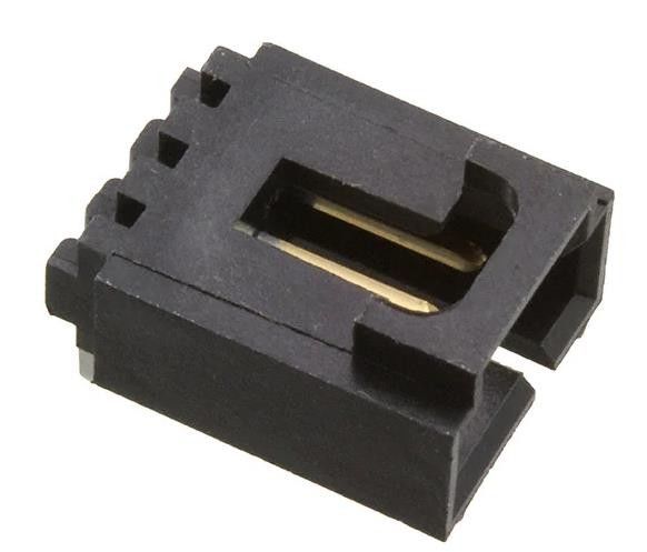 70553-0002 Tête du connecteur à travers le trou angle droit 3 position 0,100 &quot; 2,54 mm