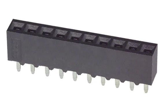 5-535541-8 10 Connecteur de réceptacle de position 0,100 &quot; (2,54 mm) à travers le trou d'or