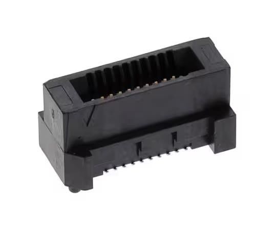 HSEC8-110-01-S-DV-A-PE-K-TR 20 Position Connecteur féminin à double bordure or